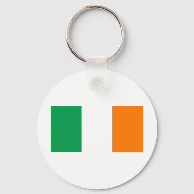 Chaveiro Bandeira/Dia de São Patrício irlandês (Frente)