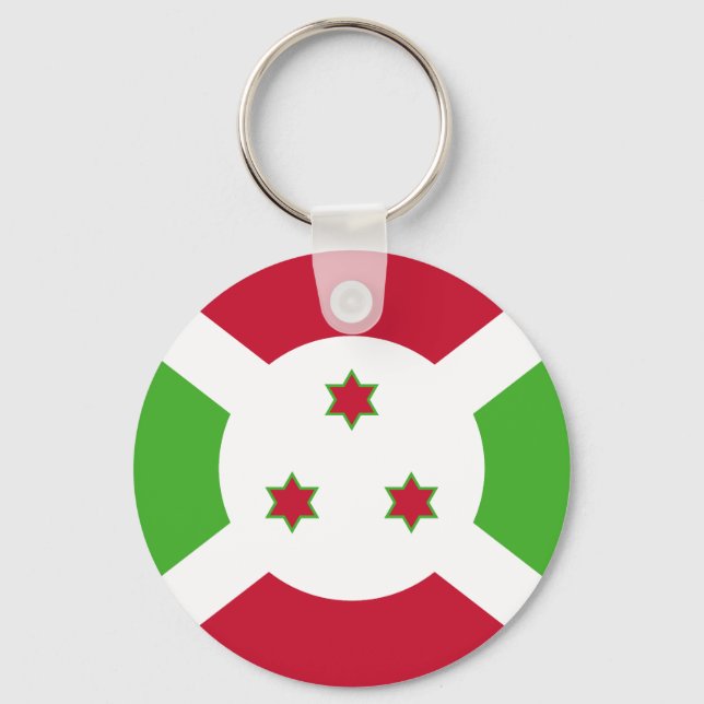 Chaveiro Bandeira do Burundi (Frente)