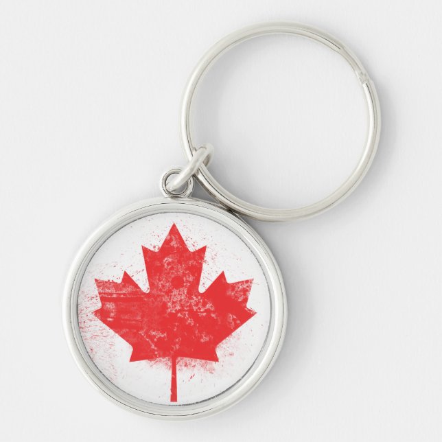 Chaveiro Bandeira do Canadá (Frente)