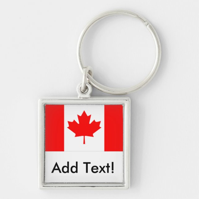 Chaveiro Bandeira do Canadá (Frente)