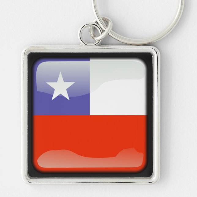 Chaveiro Bandeira do Chile (Frente)