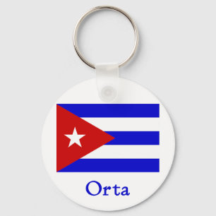 Chaveiro Bandeira do cubano de Orta