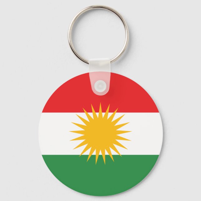 Chaveiro Bandeira do Curdistão (Alay Kurdistan ou Alaya Ren (Frente)