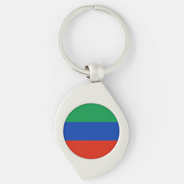 Chaveiro Bandeira do Daguestão (Frente)