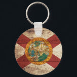 Chaveiro Bandeira do Estado da Flórida no Velho Grão de Mad<br><div class="desc">Sinta-se livre para modificar o design de acordo com suas preferências. Você pode alterar a localização da design, a orientação, as cores e o tamanho do plano de fundo. Além disso, você pode adicionar seu próprio texto, ou slogan definir sua fonte, localização e tamanho, tudo para criar o melhor presente...</div>