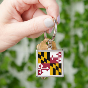Chaveiro Bandeira do Estado de Maryland