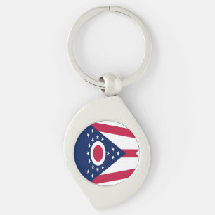 Chaveiro Bandeira do Estado de Ohio