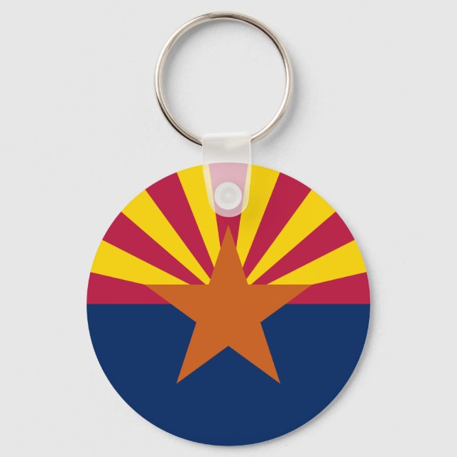 Chaveiro Bandeira do estado do Arizona (Frente)