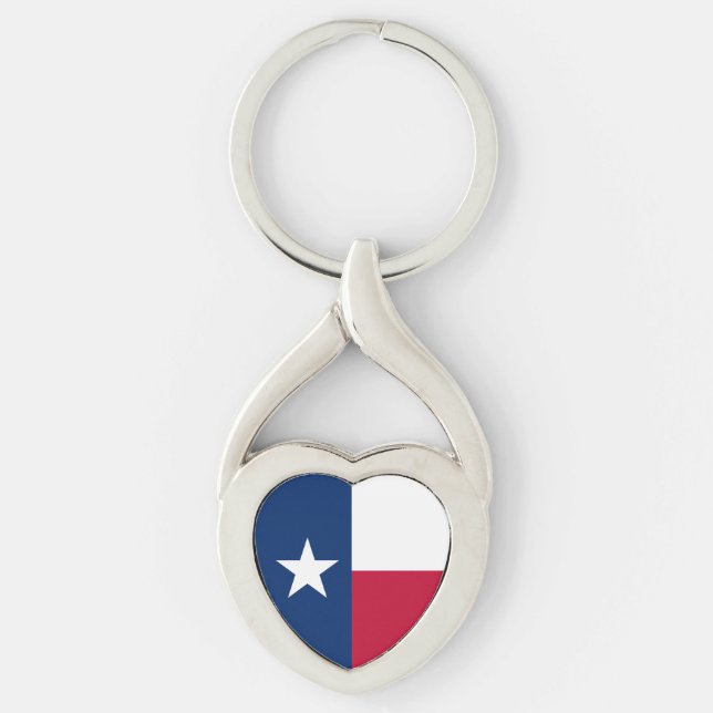 Chaveiro Bandeira do Estado do Texas (Frente)