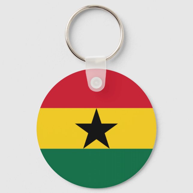 Chaveiro Bandeira do Gana (Frente)