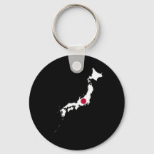 Bandeira do Japão no mapa