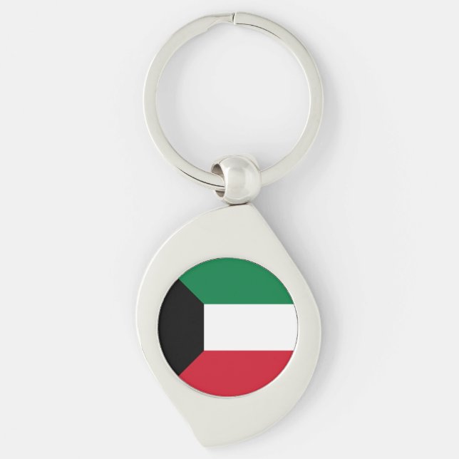 Chaveiro Bandeira do Kuwait (Frente)