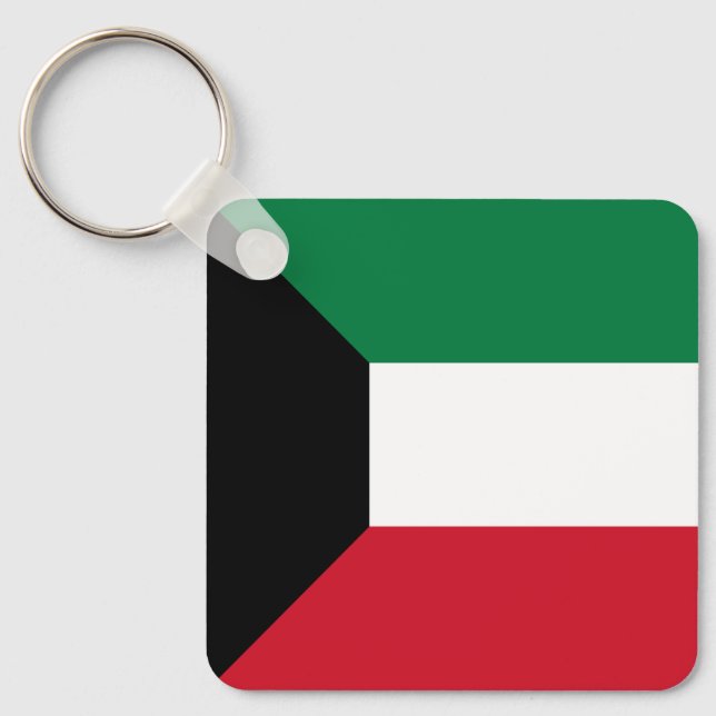 Chaveiro Bandeira do Kuwait (Frente)
