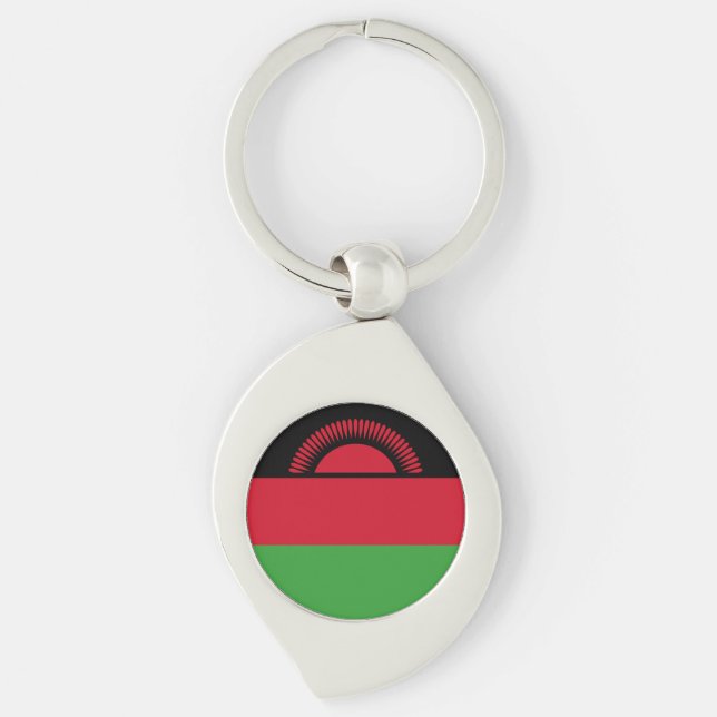 Chaveiro Bandeira do Malawi (Frente)