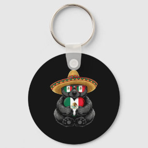 Chaveiro bandeira do méxico orgulho mexicano raízes mexican