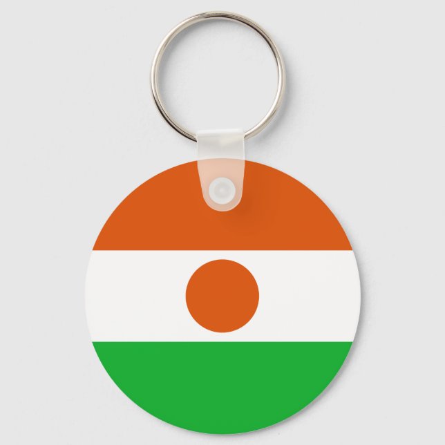 Chaveiro Bandeira do Níger (Frente)