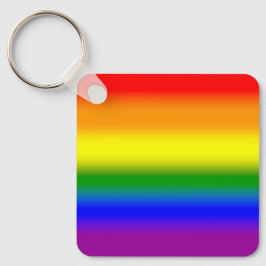 Chaveiro Bandeira do Orgulho Arco-íris LGBTQ+ Gradiente - B
