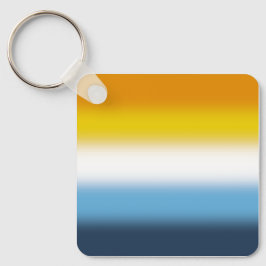 Chaveiro Bandeira do Orgulho AroAce Gradiente – Colorida Ba