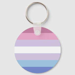 Chaveiro bandeira do orgulho do bigender