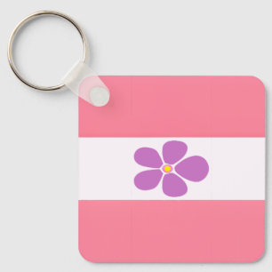Chaveiro Bandeira do Orgulho Sáfico - Bandeira Sáfico Color