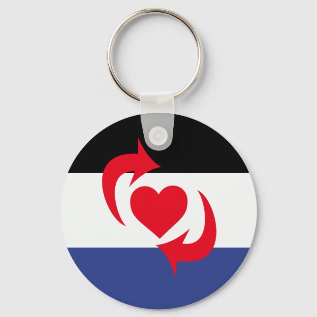 Chaveiro Bandeira do Orgulho Switch (Frente)