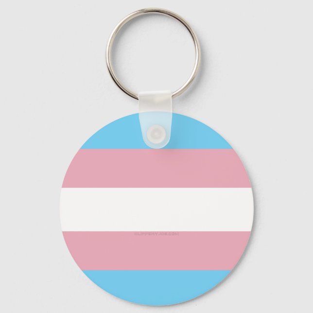 Chaveiro bandeira do orgulho transgênero da diversidade Sli (Frente)