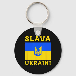Chaveiro Bandeira do País Ucrânia Orgulho Slava Ukraini 3