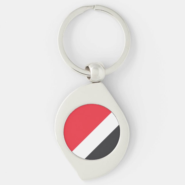 Chaveiro Bandeira do Principado de Sealand (Frente)
