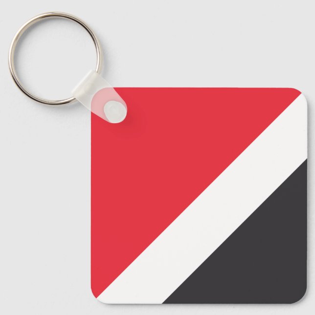 Chaveiro Bandeira do Principado de Sealand (Frente)