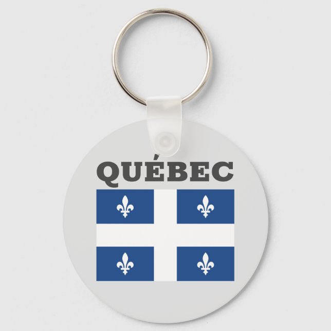 Chaveiro Bandeira do Québec, Canadá (Frente)