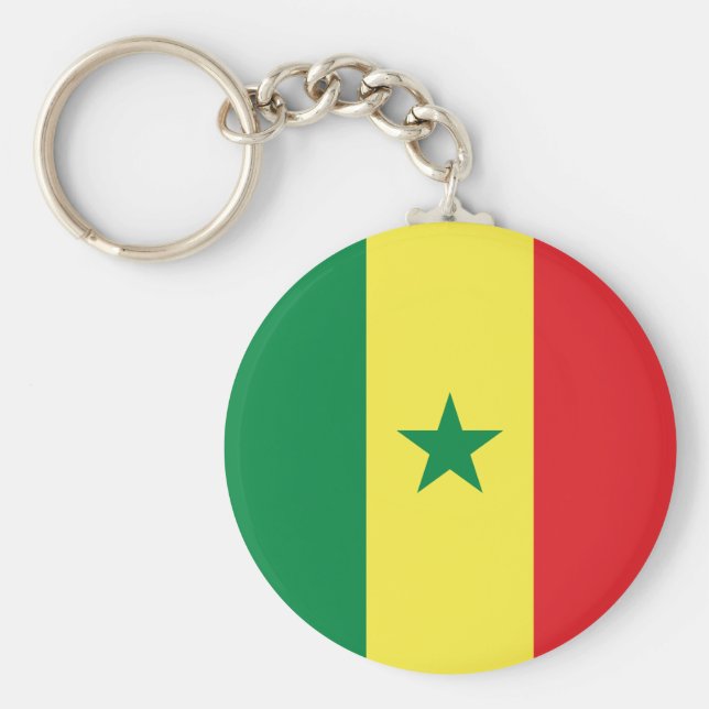 Chaveiro Bandeira do Senegal (Senegal) (Frente)