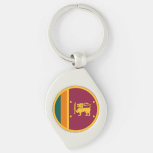 Chaveiro Bandeira do Sri Lanka