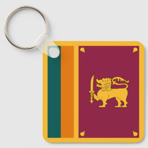 Chaveiro Bandeira do Sri Lanka