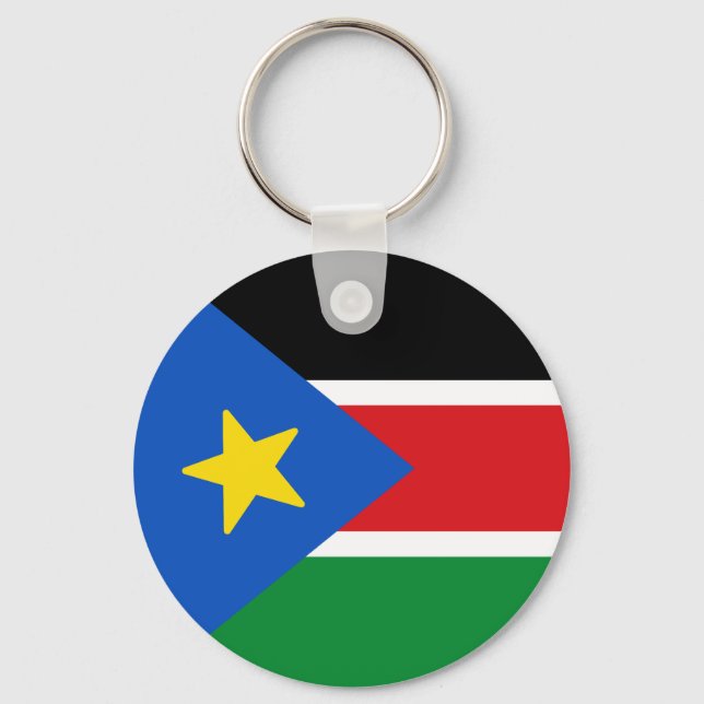 Chaveiro Bandeira do Sudão do Sul (Frente)