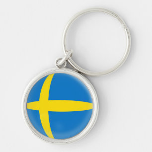 Chaveiro Bandeira do sueco da suecia do Keyring