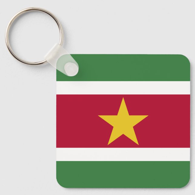 Chaveiro Bandeira do Suriname (Frente)