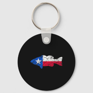 Chaveiro Bandeira do Texas Smallmouth B Pesca 