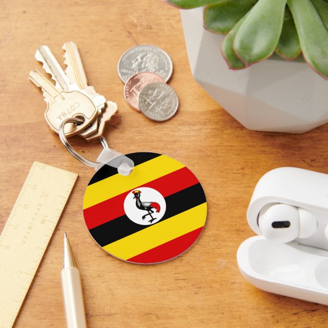 Chaveiro Bandeira do Uganda (Mesa)