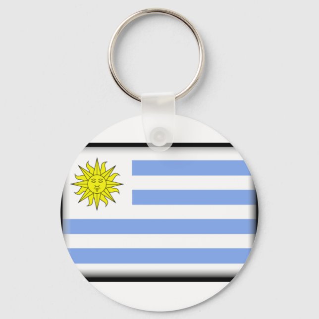 Chaveiro Bandeira do Uruguai (Frente)