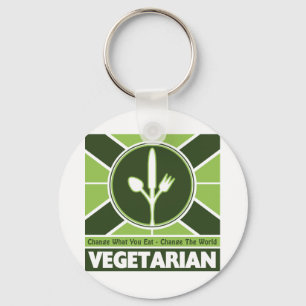 Chaveiro Bandeira do vegetariano