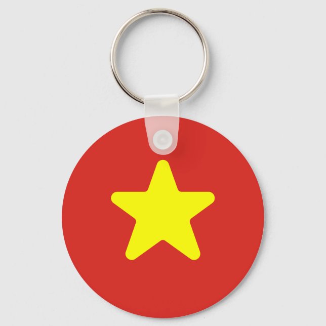 Chaveiro Bandeira do Vietname (Frente)