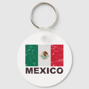 Chaveiro Bandeira do vintage de México