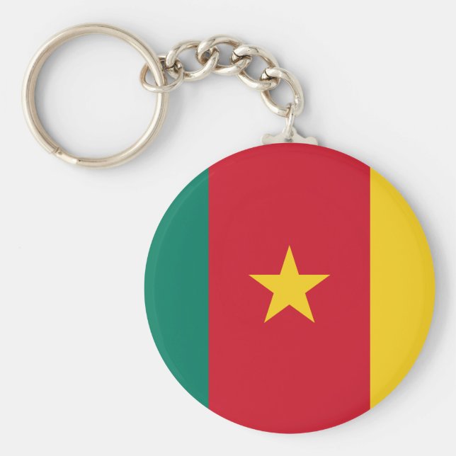 Chaveiro Bandeira dos Camarões (Frente)