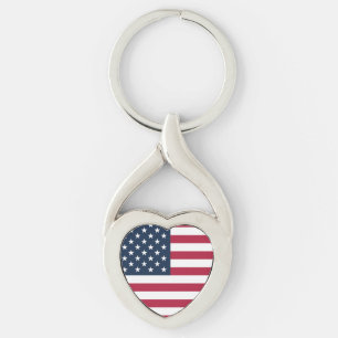 Chaveiro Bandeira dos Estados Unidos da América