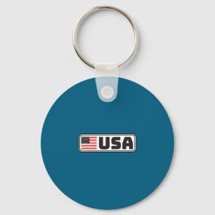 Chaveiro Bandeira dos EUA Orgulho Patriótico Americanos