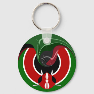 Chaveiro Bandeira Fluid Kenyan