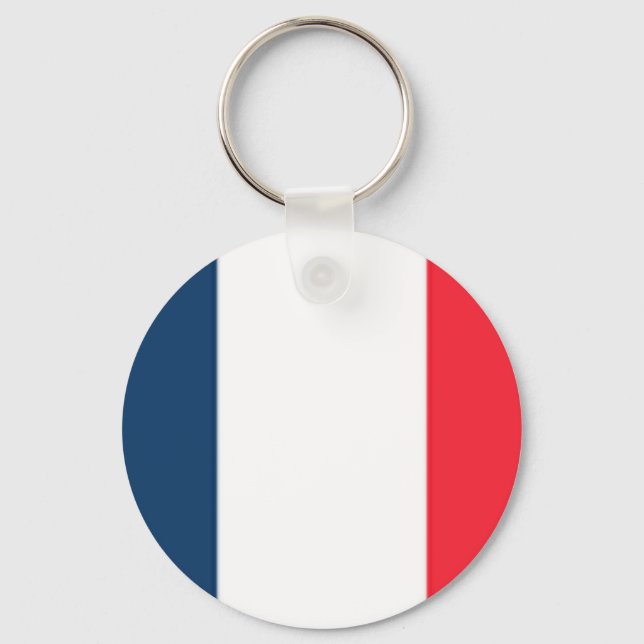 Chaveiro Bandeira francesa (Frente)