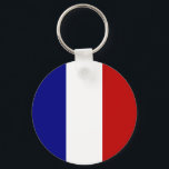 Chaveiro Bandeira Francesa!<br><div class="desc">A bandeira francesa, ou a bandeira francesa, cobrir completamente o produto aqui. Divertido para o Dia da Bastilha ou qualquer vez que quiser compartilhar seu amor por todas as coisas da França. Um presente maravilhoso para os Franceses-Americanos, ou para qualquer um que ame a sua herança, ancestralidade e cultura Francesas....</div>