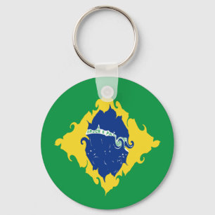 Chaveiro Bandeira Gnarly de Brasil