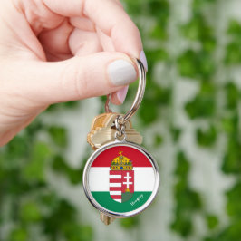 Chaveiro Bandeira húngara, férias de Emblem e Hungria/espor